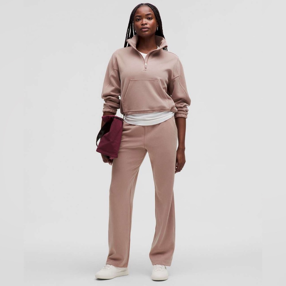 Lululemon•Brushed Softstreme Half Zip Cinch Pullover•Twilight Rose•FLAWLESS•8 - Picture 2 of 16